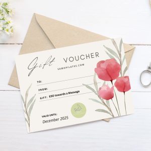Massage Therapy Gift Vouchers